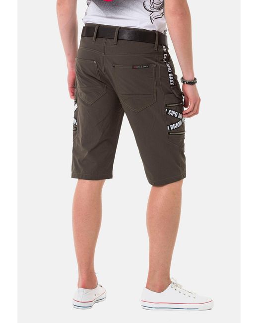 Cipo & Baxx Shorts in Gray für Herren