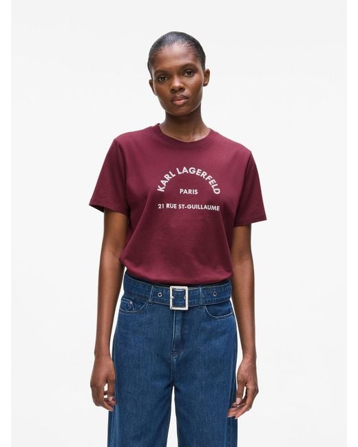 Karl Lagerfeld Red T-Shirt