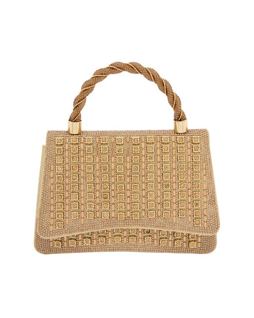 faina Metallic Handtasche