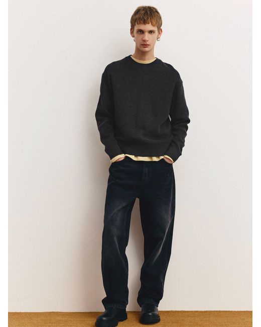 Pull&Bear Pullover in Black für Herren