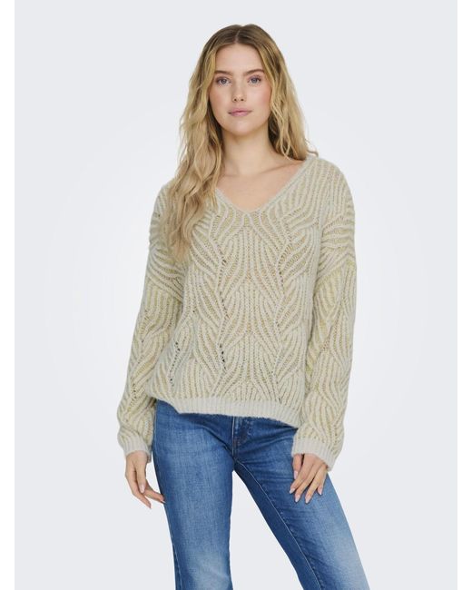 ONLY Natural Pullover 'Onlelin'