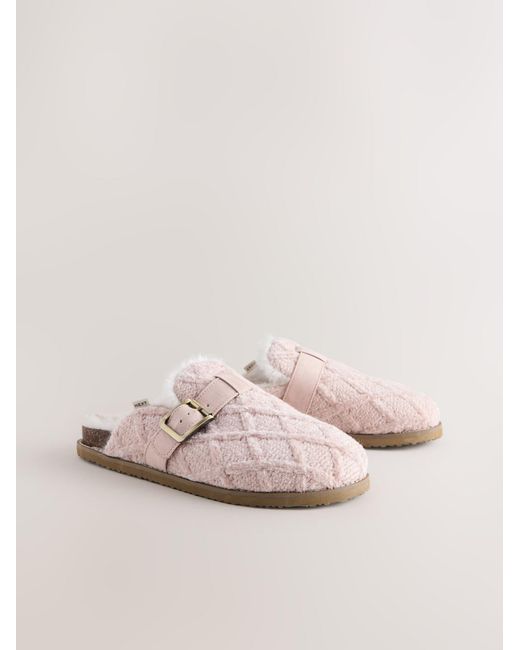 Next Pink Hausschuh