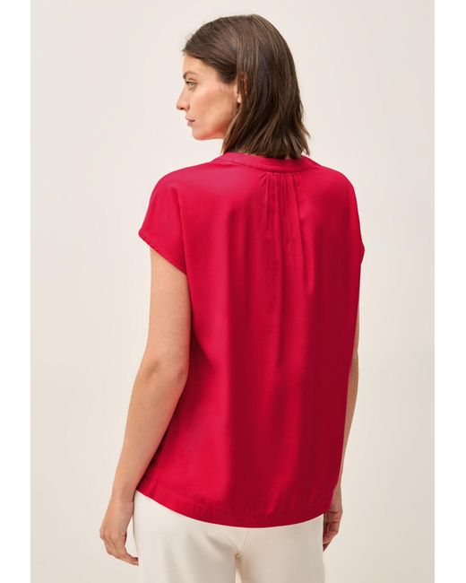 Cecil Red Bluse