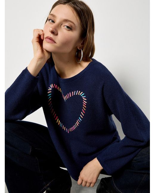 Apricot Blue Pullover