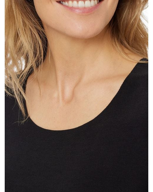 Schiesser Black Unterhemd