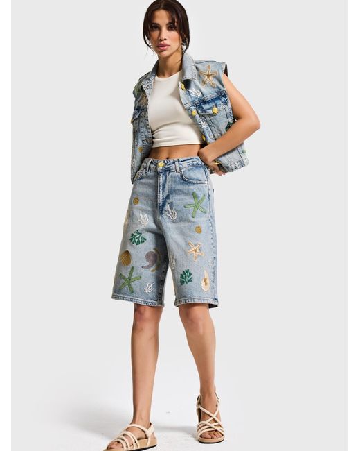 its basic Blue Its Basic Jeans Bermuda Denim Short