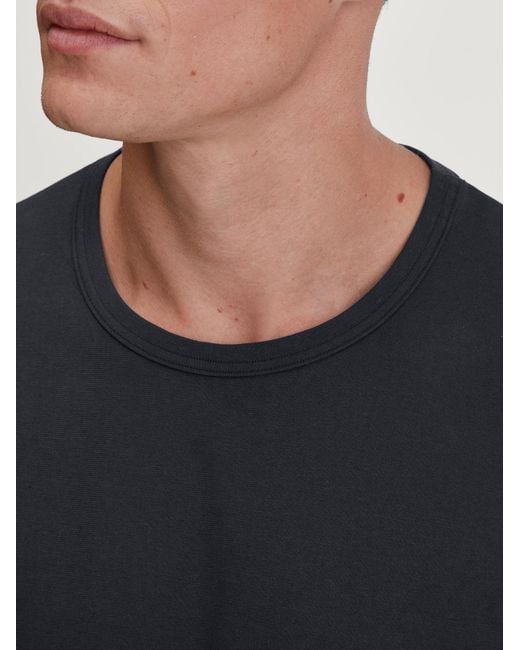 Calida Shirt Remix Basic Sleep in Black für Herren