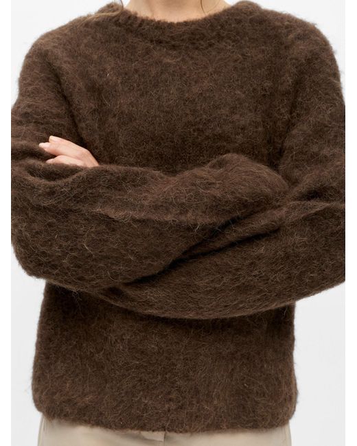 Object Brown Pullover Objharry