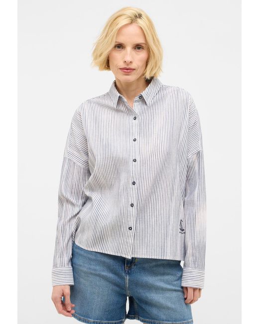 Mustang White Bluse Ruby