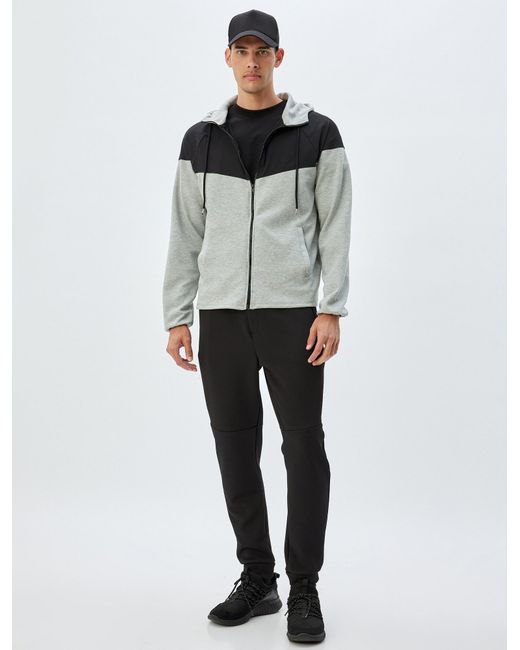Koton Sweatjacke in Gray für Herren