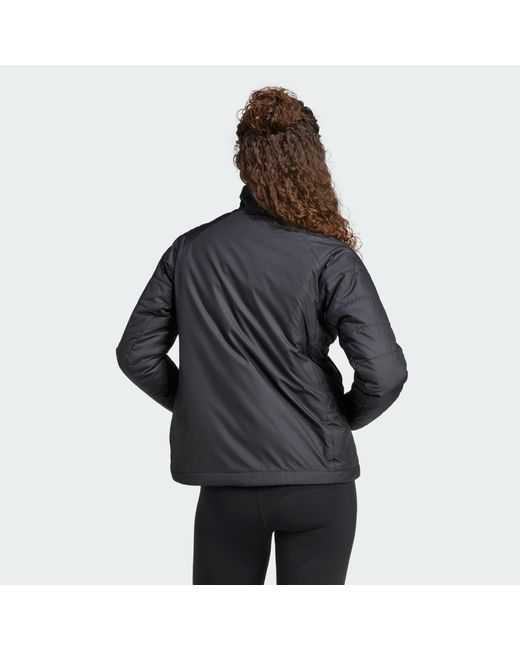 Adidas Originals Gray Outdoorjacke Multi Synthetic Insulated