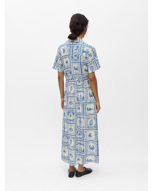 Object Blue Kleid Objvima