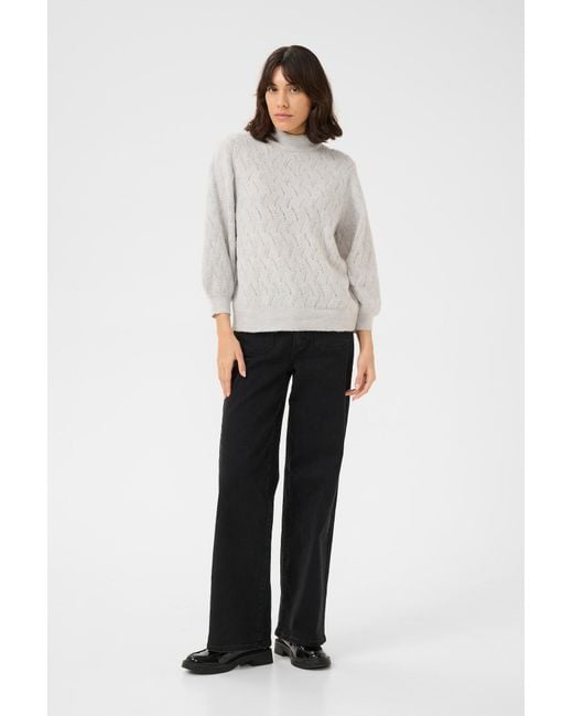 Kaffe White Pullover Rita