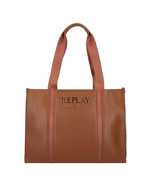 Replay Brown Shopper