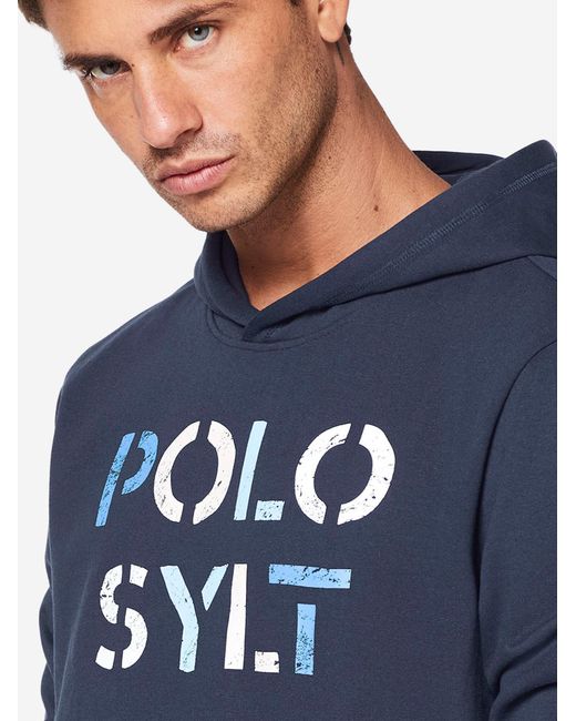 Polo Sylt Sweatshirt Basic in Blue für Herren
