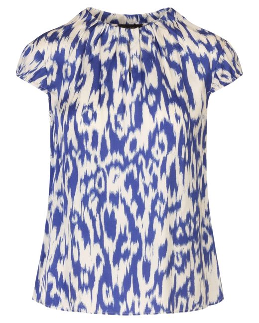 Apart Blue Bluse Mit Print-Design