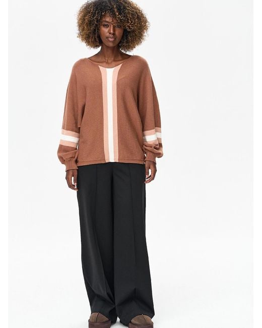 Blue Shadow Brown Pullover