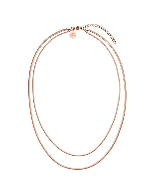 PURELEI White Kette Two Layers
