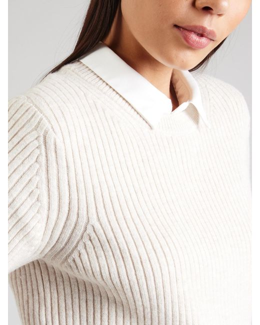 Object White Pullover Objelva