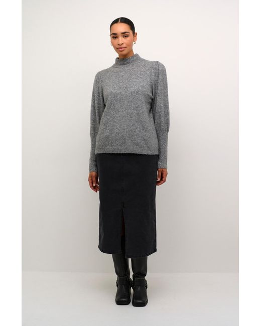 Kaffe Gray Pullover Ka Amelia