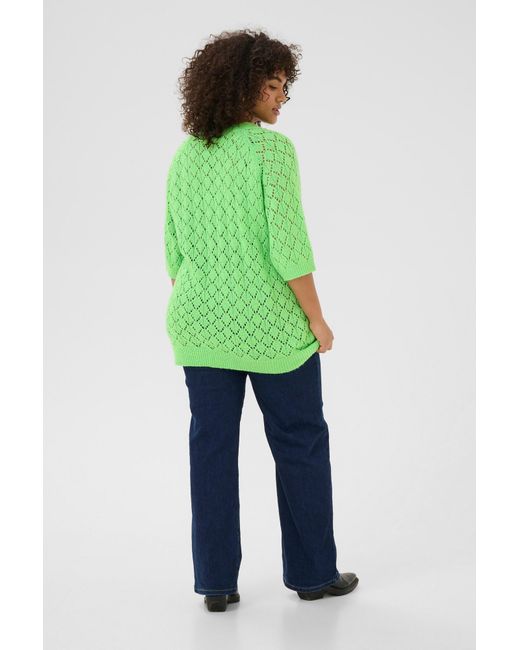 Kaffe Green Pullover Kcmika