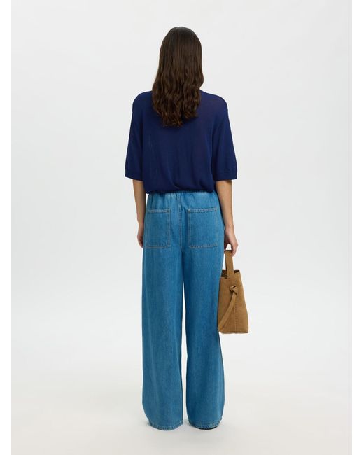 SELECTED Blue Pullover