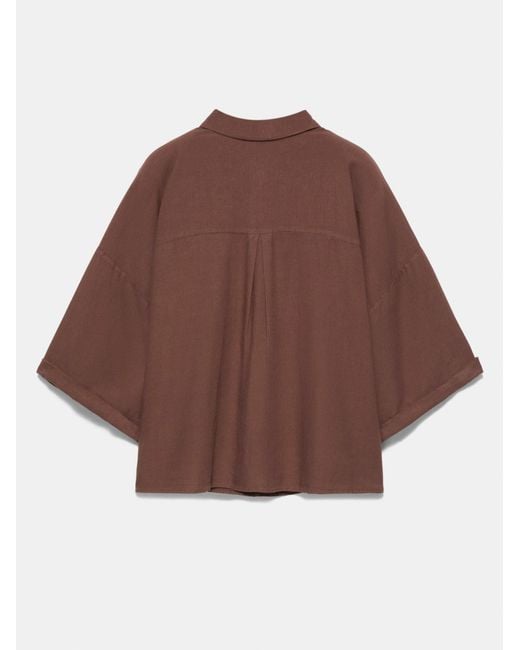 Pull&Bear Brown Bluse Pacific