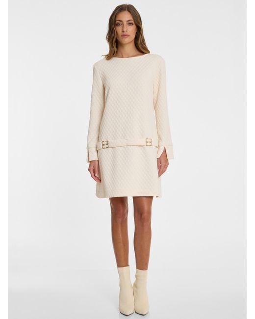 Ana Alcazar White Kleid Adlea