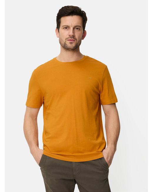 Camel Active T-Shirt Aus Reiner Baumwolle in Yellow für Herren