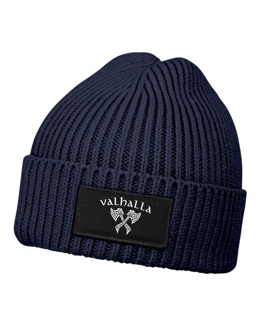 Neverless Mütze Valhalla in Blue für Herren