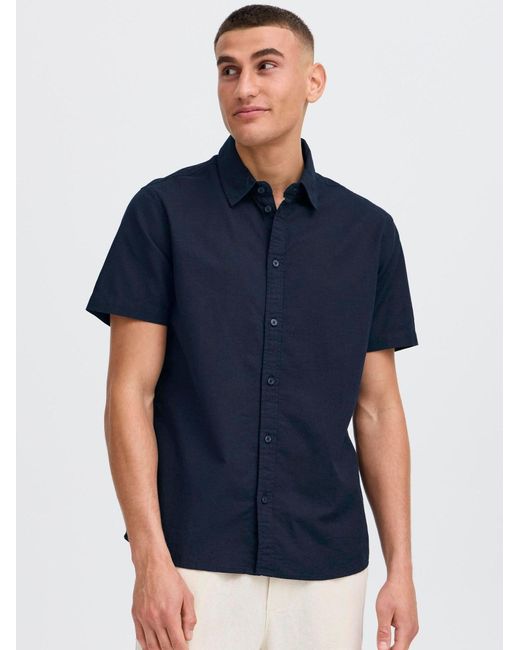 Solid Hemd Sdlitje in Blue für Herren