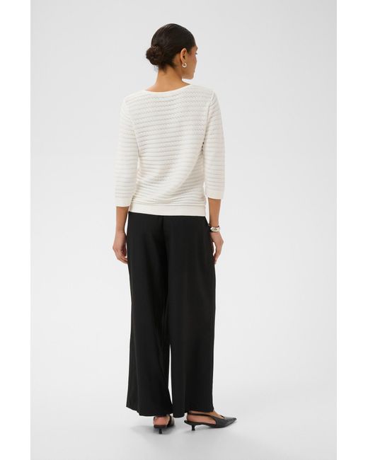 Kaffe White Pullover
