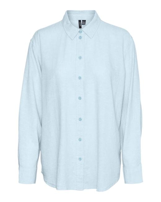 Vero Moda Blue Bluse 'Vmlinn'