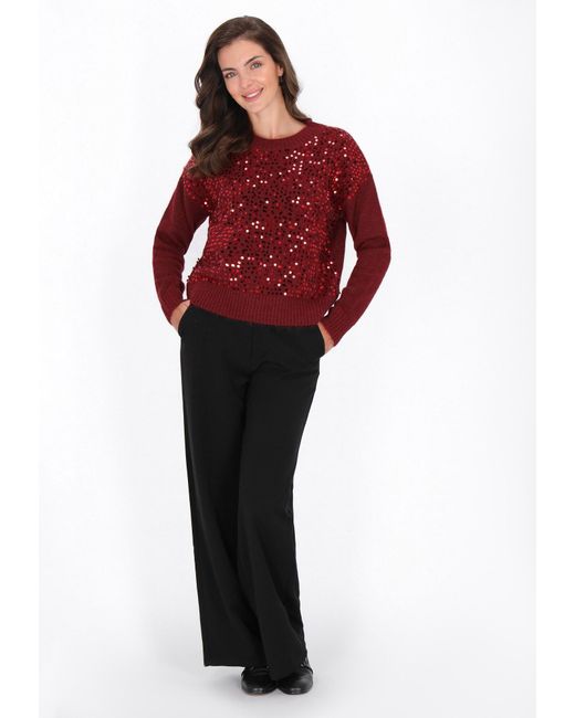 Usha Red Pullover