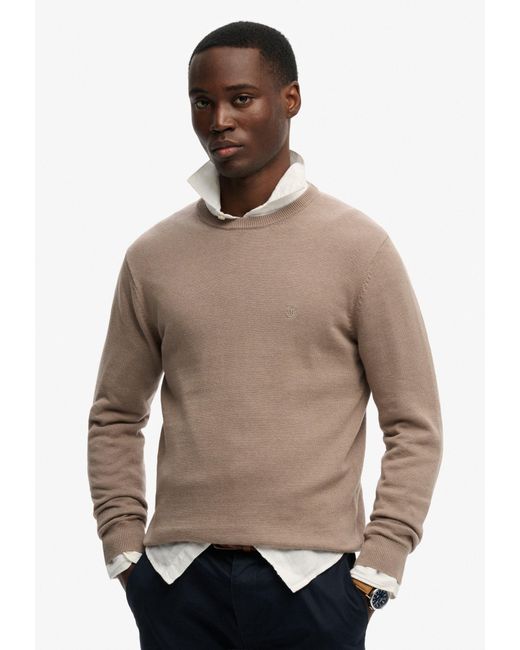 Superdry & Co Pullover in Natural für Herren