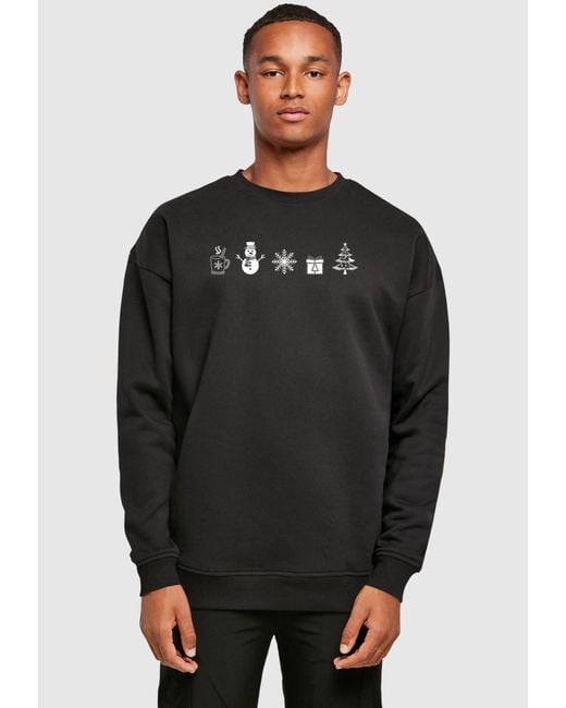 Merchcode Sweatshirt in Black für Herren