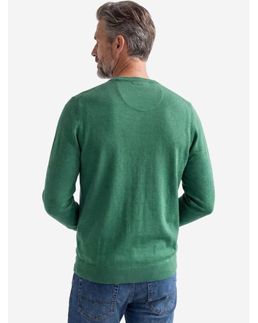 Redmond Pullover Basic in Green für Herren