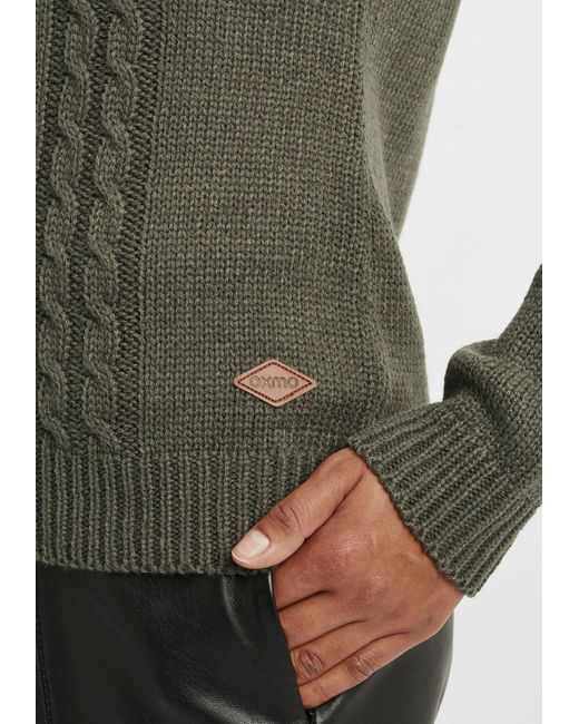 Oxmo Green Strickpullover 'carry'