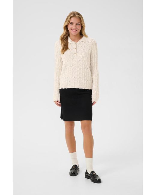 Cream White Pullover Crjunah