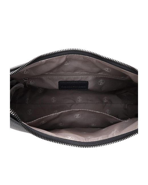 EMILY & NOAH Black Schultertasche Ella