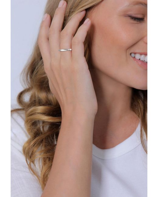 Elli Jewelry White Ring