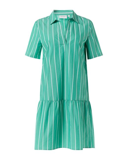 comma casual identity Green Kleid