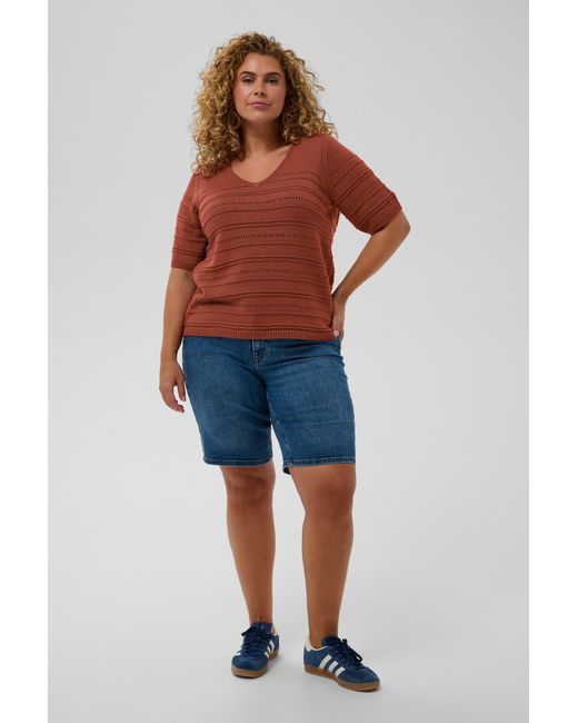 Kaffe Brown Pullover Kcmelia