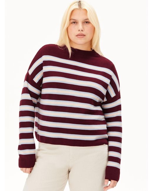 ARMEDANGELS Red Pullover
