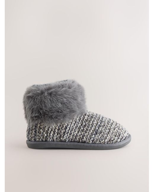 Next Gray Hausschuh