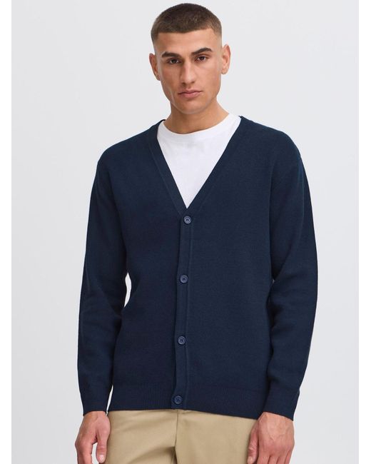 Solid Strickjacke Finto in Blue für Herren
