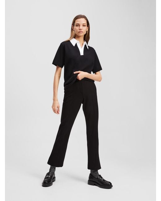 Karl Lagerfeld Black Poloshirt
