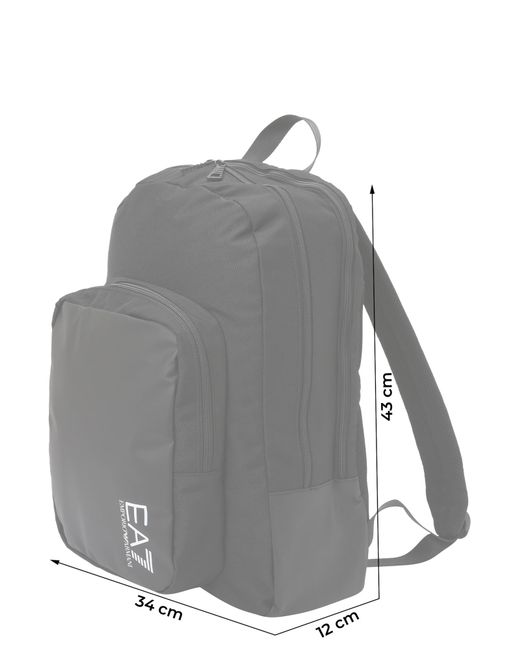 EA7 Black Rucksack