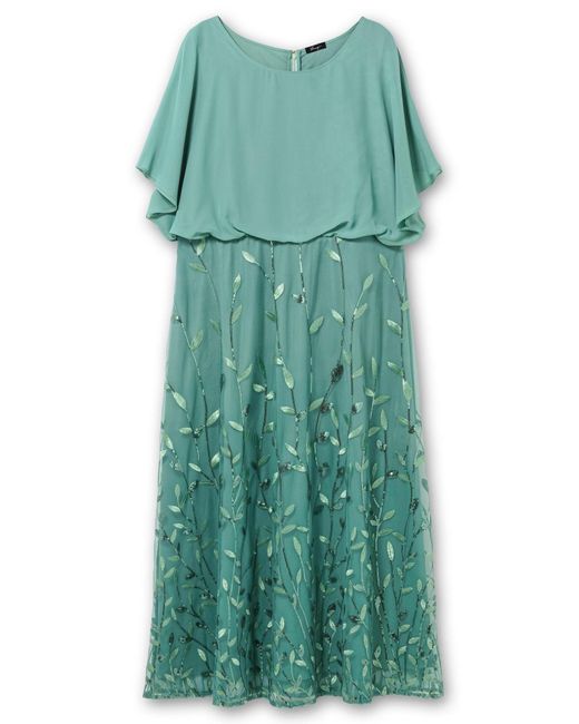 Sheego Green Abendkleid