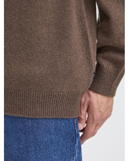 Solid Strickpullover Sdrick in Brown für Herren